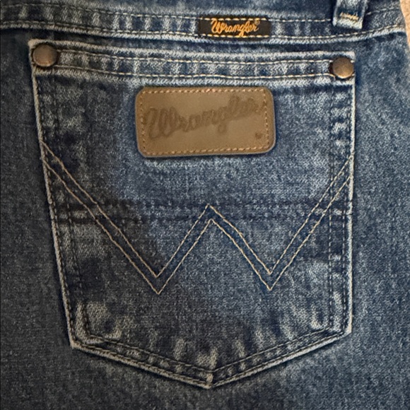 George Strait collection Wrangler Relaxed Fit Blue Denim Jeans - Picture 4 of 5